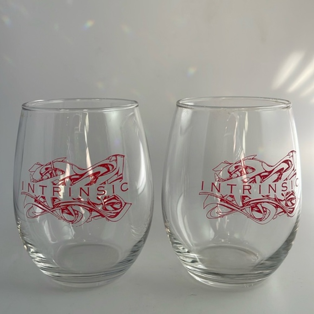 Wine Glass Stemless by Intrinsic Winery Set of 2